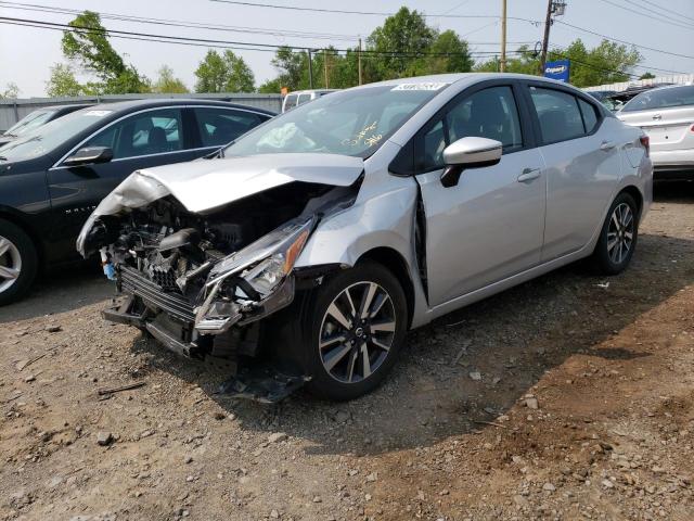 3N1CN8EV9ML888518 - 2021 NISSAN VERSA SV SILVER photo 1