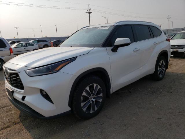 5TDGZRBH0MS116524 - 2021 TOYOTA HIGHLANDER XLE Blanco foto 1