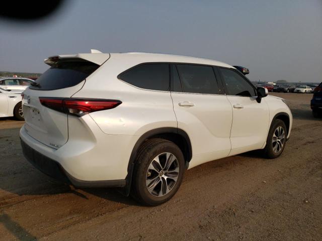 5TDGZRBH0MS116524 - 2021 TOYOTA HIGHLANDER XLE Blanco foto 3