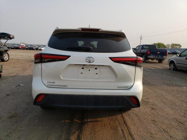5TDGZRBH0MS116524 - 2021 TOYOTA HIGHLANDER XLE Blanco foto 6