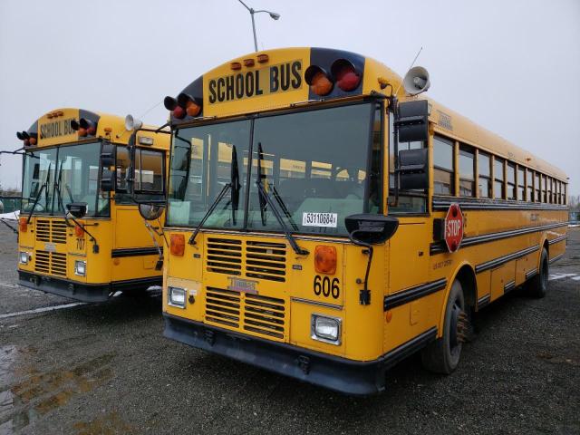 1T88S3B2521113581 - 2002 THOMAS SCHOOL BUS ORANGE photo 2