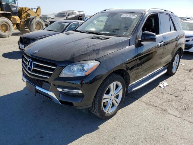 4JGDA5HB8FA522374 - 2015 MERCEDES-BENZ ML 350 4MATIC BLACK photo 1