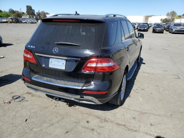 4JGDA5HB8FA522374 - 2015 MERCEDES-BENZ ML 350 4MATIC BLACK photo 3