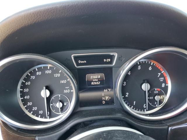 4JGDA5HB8FA522374 - 2015 MERCEDES-BENZ ML 350 4MATIC BLACK photo 9