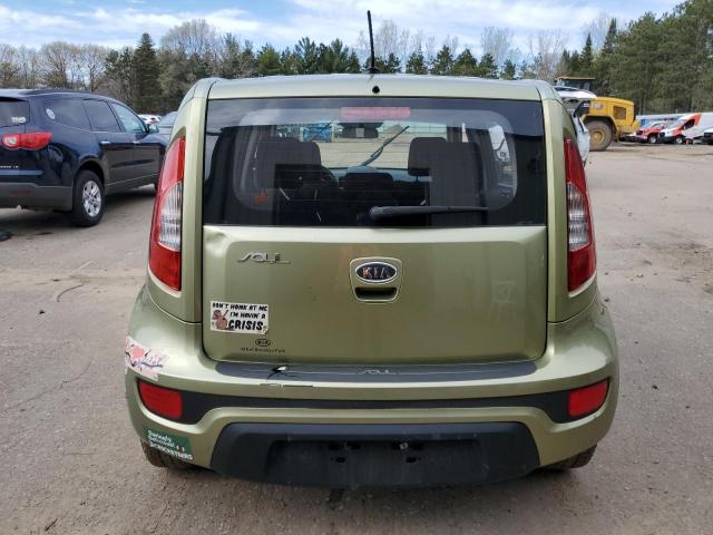 KNDJT2A53C7434880 - 2012 KIA SOUL GREEN photo 6