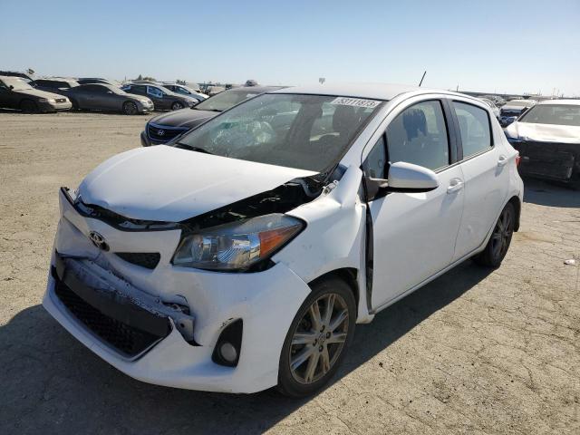 JTDKTUD33CD509945 - 2012 TOYOTA YARIS WHITE photo 1