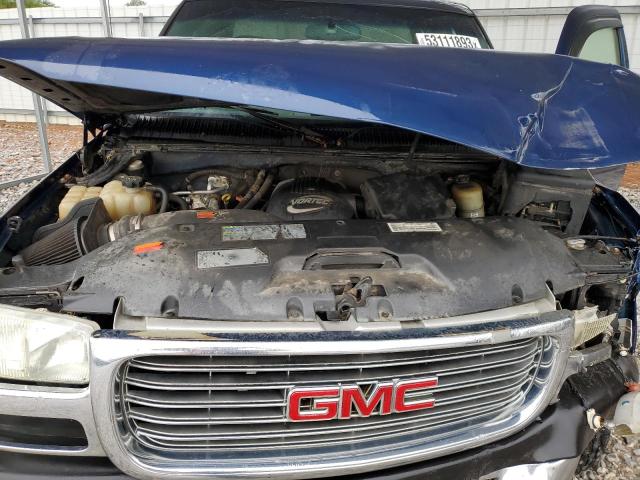 1GTHK29U72Z275913 - 2002 GMC SIERRA K2500 HEAVY DUTY BLUE photo 11