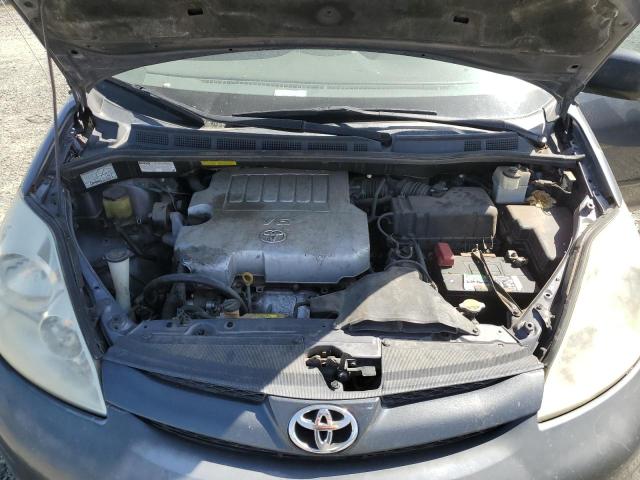 5TDZK23C58S126270 - 2008 TOYOTA SIENNA CE BLUE photo 12