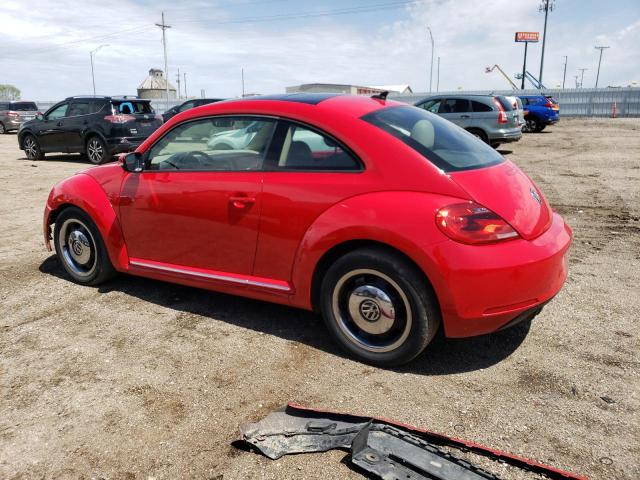 3VWJX7AT0DM604617 - 2013 VOLKSWAGEN BEETLE RED photo 2