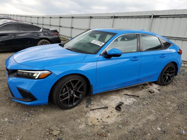 19XFL1H86NE003792 - 2022 HONDA CIVIC SPORT TOURING BLUE photo 1