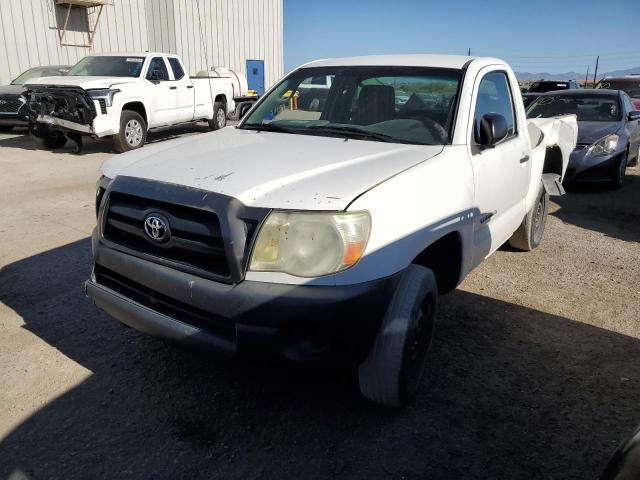 5TENX22N67Z444290 - 2007 TOYOTA TACOMA WHITE photo 1