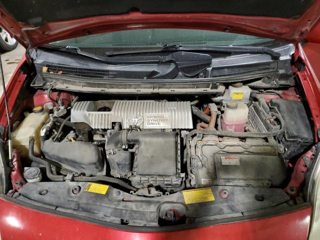 JTDKN3DU9D1650809 - 2013 TOYOTA PRIUS 红色 照片 12