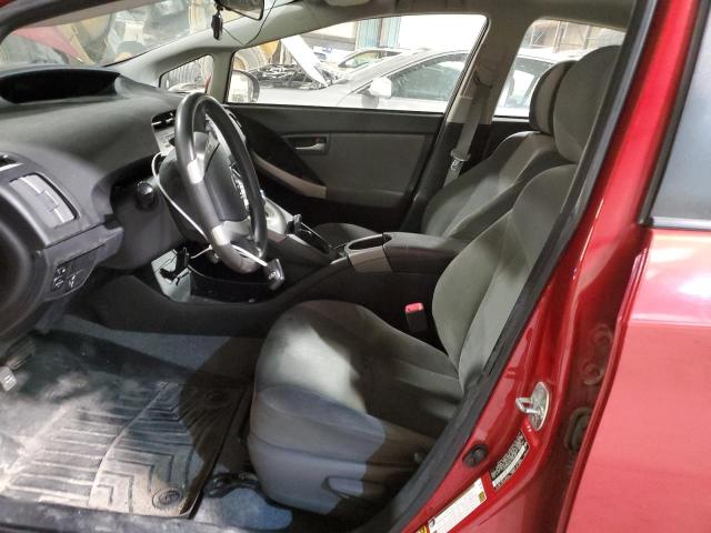 JTDKN3DU9D1650809 - 2013 TOYOTA PRIUS 红色 照片 7