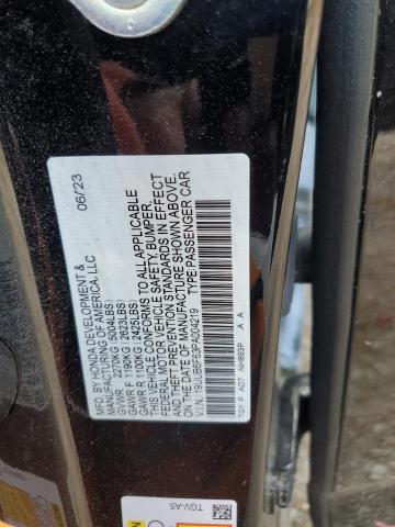 19UUB6F63PA004219 - 2023 ACURA TLX ADVANCE BLACK photo 12