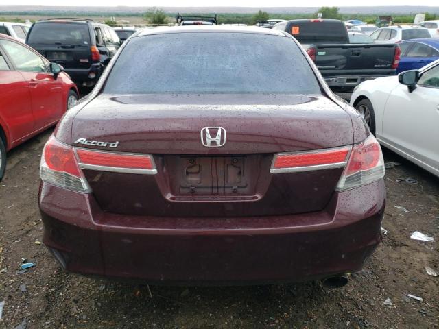 1HGCP2F48CA201241 - 2012 HONDA ACCORD LXP BURGUNDY photo 6