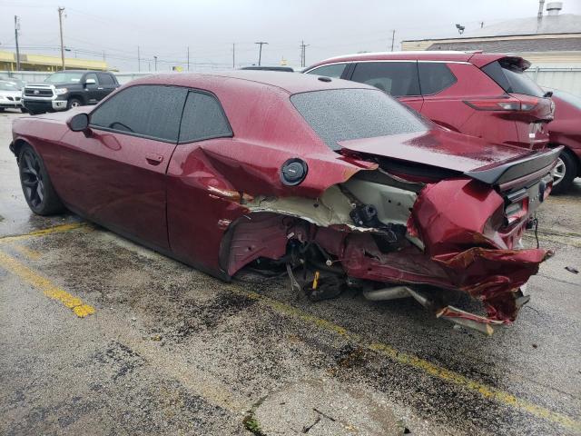 2C3CDZJG0KH574800 - 2019 DODGE CHALLENGER GT BURGUNDY photo 2