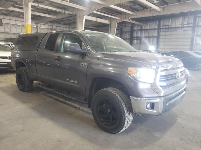 5TFUY5F10EX411114 - 2014 TOYOTA TUNDRA DOUBLE CAB SR/SR5 GRAY photo 4