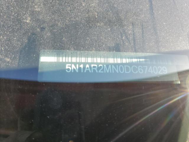 5N1AR2MN0DC674029 - 2013 NISSAN PATHFINDER S RED photo 13