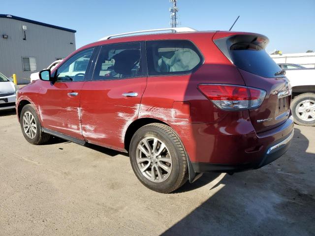 5N1AR2MN0DC674029 - 2013 NISSAN PATHFINDER S RED photo 2