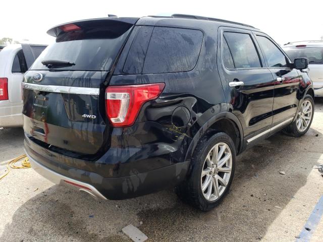 1FM5K8F80GGB66978 - 2016 FORD EXPLORER LIMITED BLACK photo 3