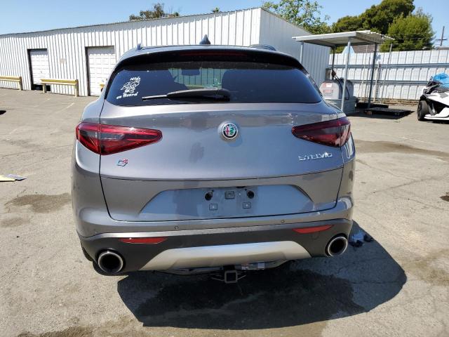 ZASFAKNN5J7B64870 - 2018 ALFA ROMEO STELVIO TI SPORT GRAY photo 6