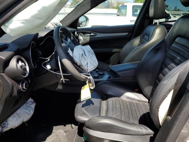 ZASFAKNN5J7B64870 - 2018 ALFA ROMEO STELVIO TI SPORT GRAY photo 7