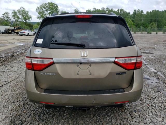 5FNRL5H64CB046392 - 2012 HONDA ODYSSEY EXL BEIGE photo 6