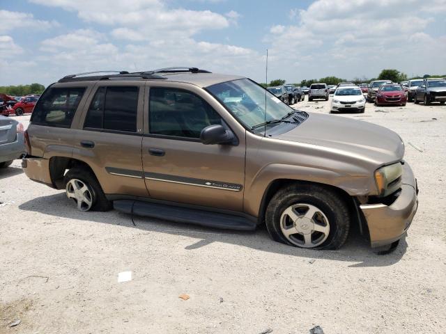 1GNDS13S722350089 - 2002 CHEVROLET TRAILBLAZE BROWN photo 4