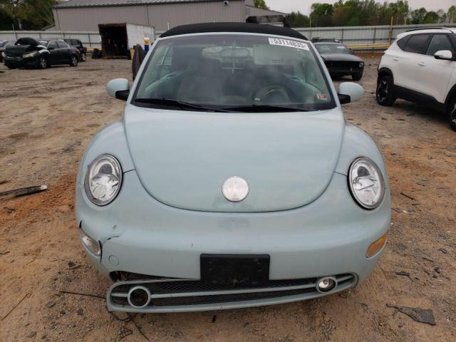 3VMCM31Y14M335503 - 2004 VOLKSWAGEN NEW BEETLE Blau Foto 5