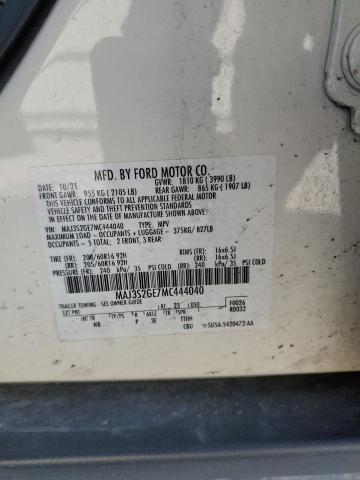 MAJ3S2GE7MC444040 - 2021 FORD ECOSPORT SE Ağ foto 12