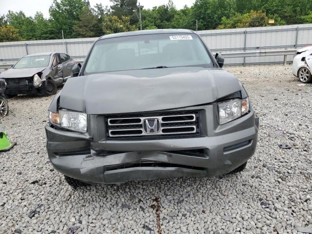 2HJYK16587H532233 - 2007 HONDA RIDGELINE RTL GRAY photo 5