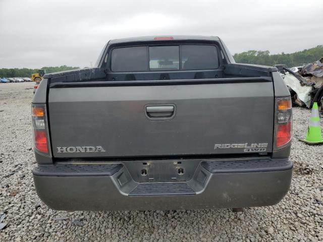 2HJYK16587H532233 - 2007 HONDA RIDGELINE RTL GRAY photo 6