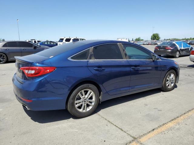 5NPE24AF3FH179415 - 2015 HYUNDAI SONATA SE BLUE photo 3