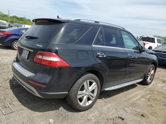 4JGDA5HB2EA362877 - 2014 MERCEDES-BENZ ML 350 4MATIC BLACK photo 3