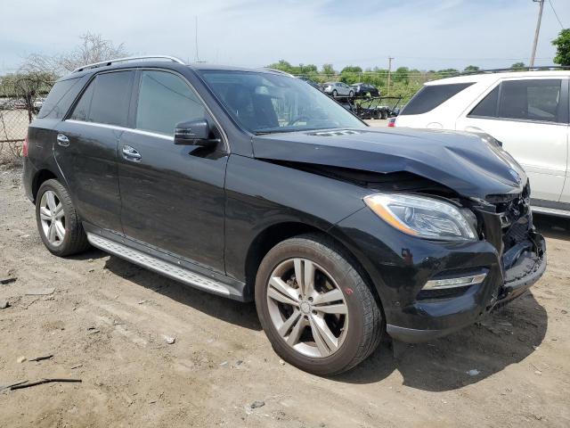 4JGDA5HB2EA362877 - 2014 MERCEDES-BENZ ML 350 4MATIC BLACK photo 4