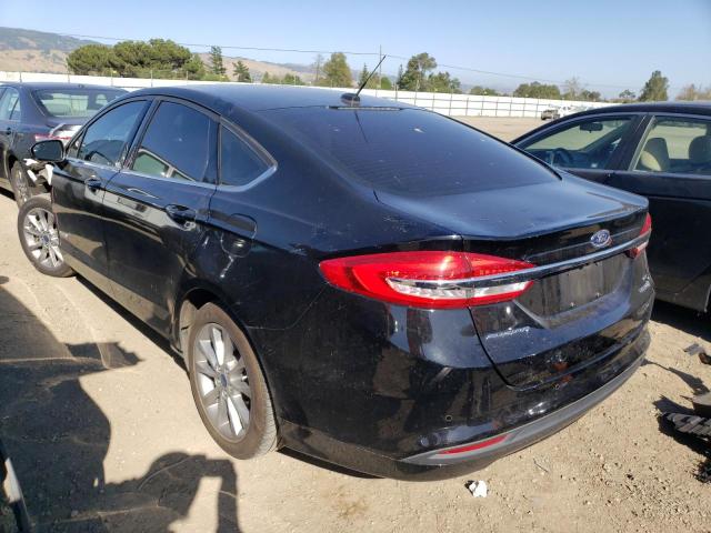 3FA6P0LU3HR279854 - 2017 FORD FUSION SE HYBRID BLACK photo 2