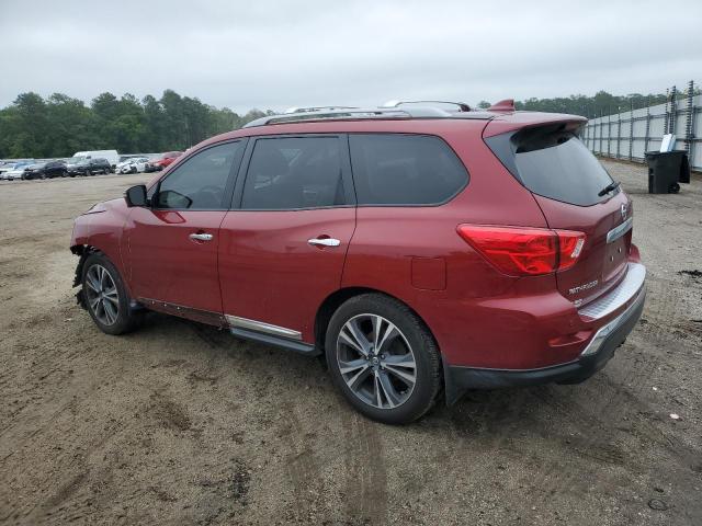 5N1DR2MN7KC655021 - 2019 NISSAN PATHFINDER S RED photo 2