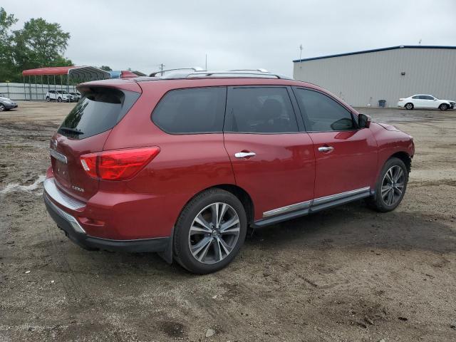 5N1DR2MN7KC655021 - 2019 NISSAN PATHFINDER S RED photo 3