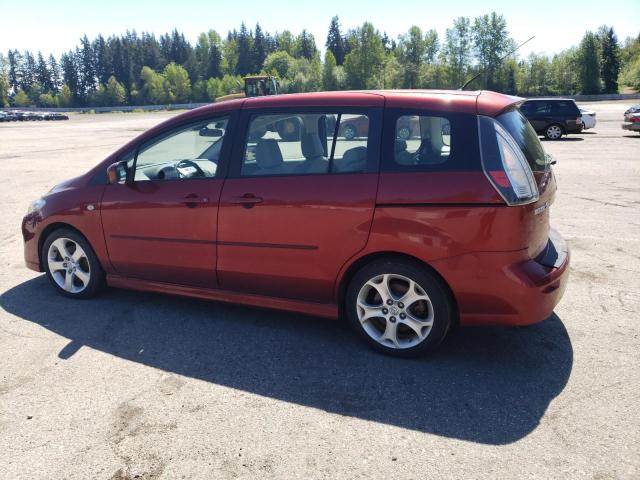 JM1CR293080301651 - 2008 MAZDA 5 RED photo 2