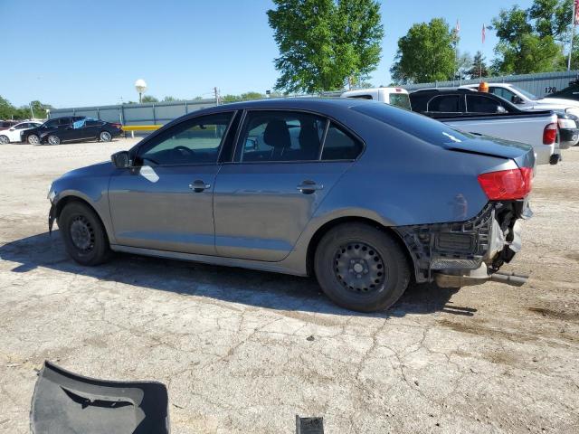 3VW2K7AJ4EM377984 - 2014 VOLKSWAGEN JETTA BASE GRAY photo 2