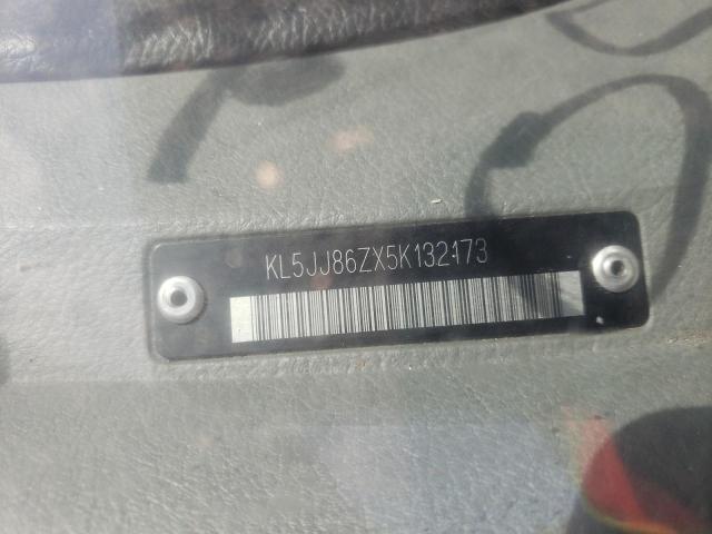 KL5JJ86ZX5K132173 - 2005 SUZUKI FORENZA LX BLACK photo 12