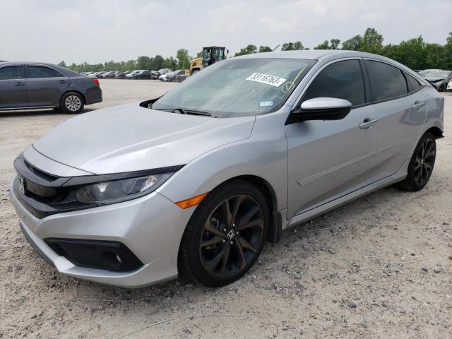 2HGFC2F88MH519536 - 2021 HONDA CIVIC SPORT 银色 照片 1