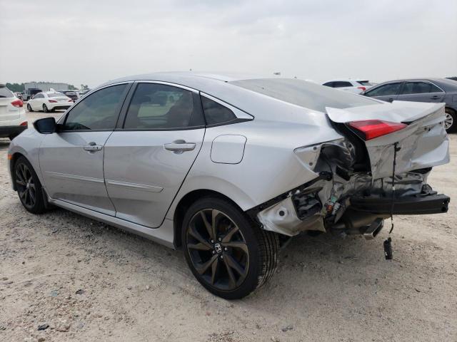 2HGFC2F88MH519536 - 2021 HONDA CIVIC SPORT 银色 照片 2