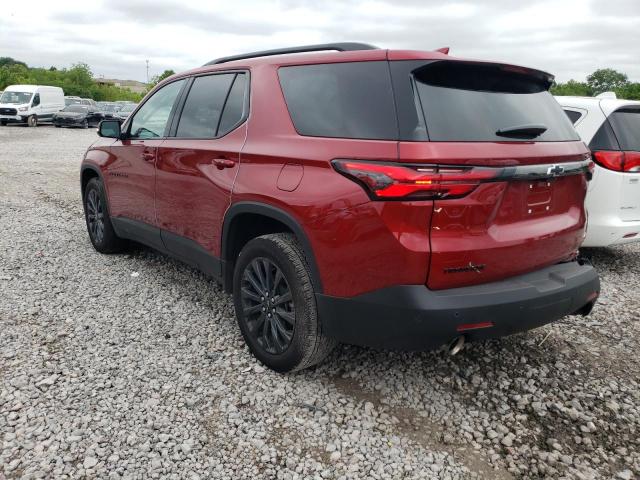 1GNERJKW4PJ150093 - 2023 CHEVROLET TRAVERSE RS RED photo 2