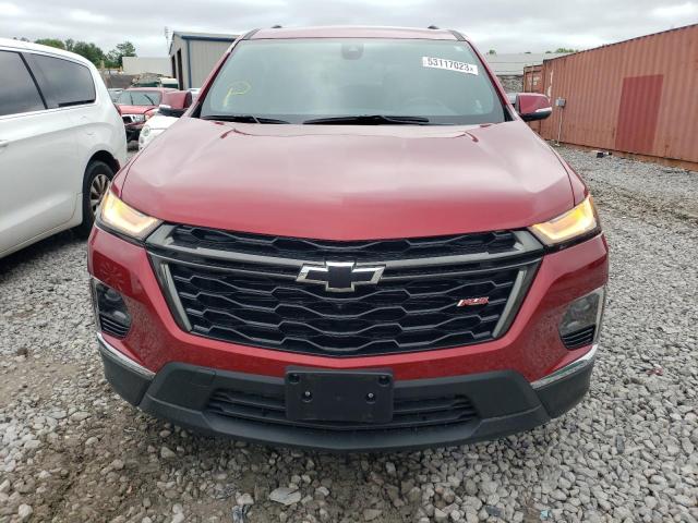 1GNERJKW4PJ150093 - 2023 CHEVROLET TRAVERSE RS RED photo 5