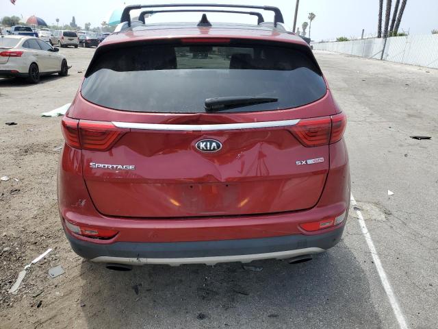 KNDPRCA64H7149880 - 2017 KIA SPORTAGE SX RED photo 6