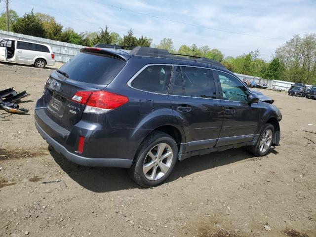 4S4BRBLC9D3316898 - 2013 SUBARU OUTBACK 2.5I LIMITED BLUE photo 3