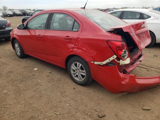 1G1JA5SH4C4221267 - 2012 CHEVROLET SONIC LS RED photo 2