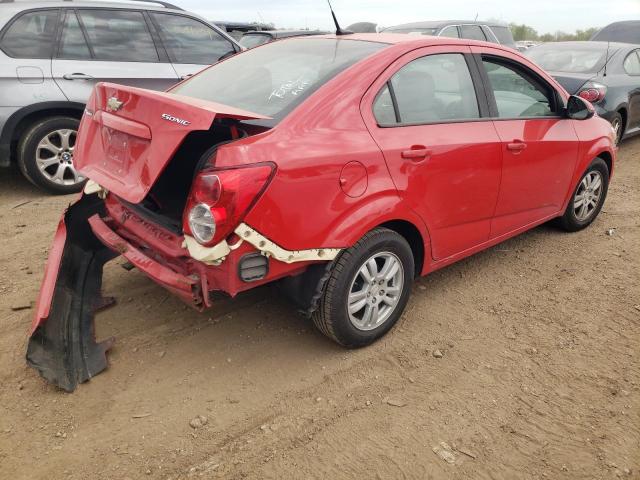1G1JA5SH4C4221267 - 2012 CHEVROLET SONIC LS RED photo 3