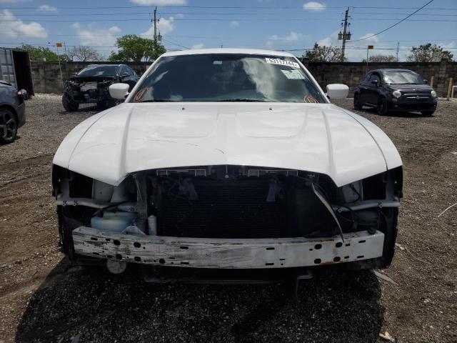 2C3CDXBG5CH131644 - 2012 DODGE CHARGER SE WHITE photo 5